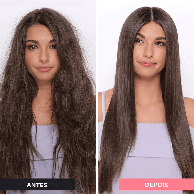 Pente Alisador Sync Hair 5 em 1 Sem Fio - Cabelos Lisos e Sem Frizz em Segundos