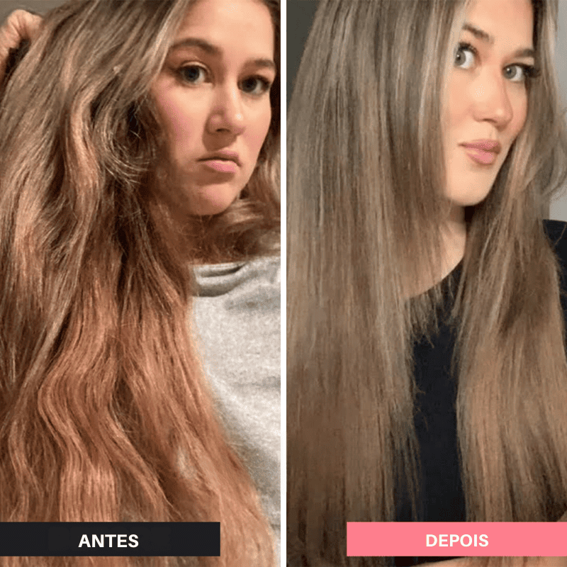 Pente Alisador Sync Hair 5 em 1 Sem Fio - Cabelos Lisos e Sem Frizz em Segundos