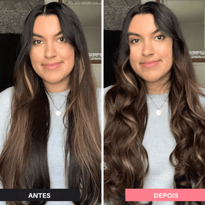 Pente Alisador Sync Hair 5 em 1 Sem Fio - Cabelos Lisos e Sem Frizz em Segundos