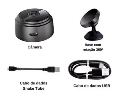 Mini Câmera WiFi HD A9 Pro