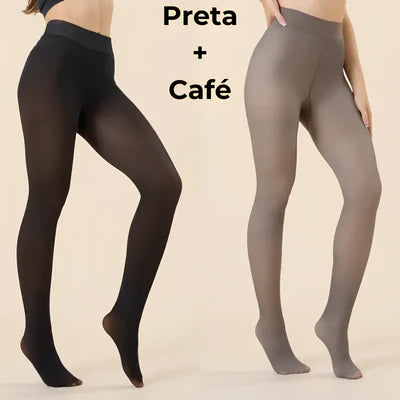 Meia Calça Térmica de Lã Modeladora - Compre 1 Leve 2