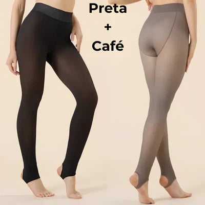 Meia Calça Térmica de Lã Modeladora - Compre 1 Leve 2