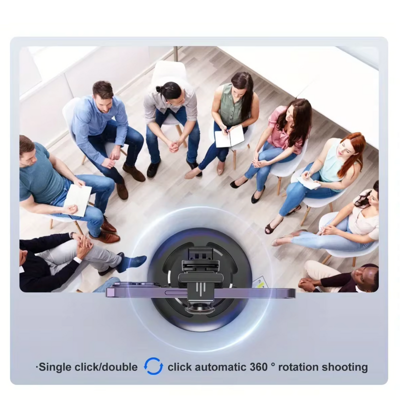 Tripé Pro Rotação 360 ° Com Rastreamento Facial