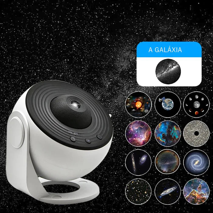 Projetor Galaxia Planetário PrimeFind 360°